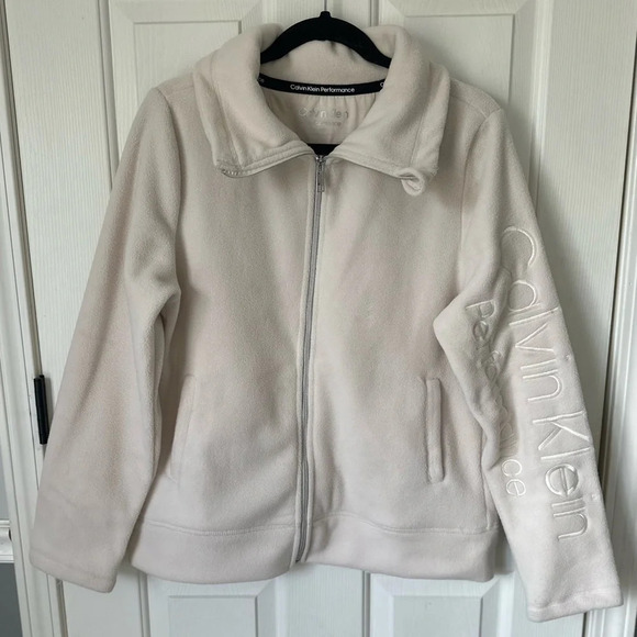Calvin Klein Performance fleece zip up. Size Large. - Picture 2 of 6